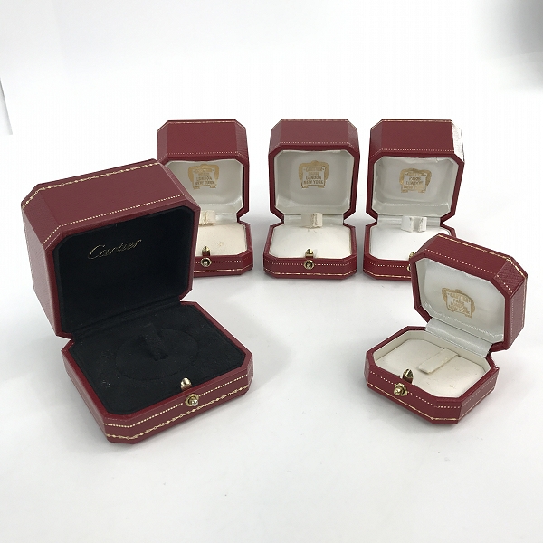 実際に弊社で買取させて頂いた【おまとめ】Cartier/カルティエ ジュエリーケース/空箱/ネックレス用/リング用/ピアス用 の画像 1枚目