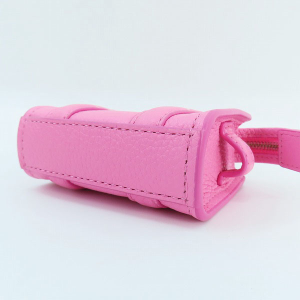 実際に弊社で買取させて頂いたMarc Jacobs/マークジェイコブス The Tote Bag マイクロトートバッグ ピンクの画像 2枚目