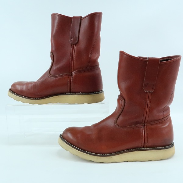 実際に弊社で買取させて頂いたRED WING/レッドウィング 90年代 ペコスブーツ 旧犬タグ 1033/75Eの画像 3枚目