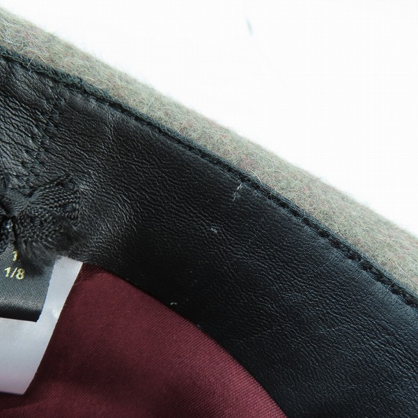 実際に弊社で買取させて頂いたBorsalino/ボルサリーノ 兎毛 フェルト ハット/58の画像 9枚目