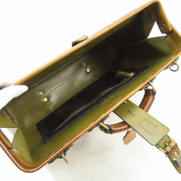 実際に弊社で買取させて頂いたHERZ/ヘルツ 3WAY ソフトダレスバッグ/ドクターズバッグの画像 4枚目