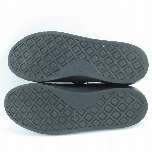 実際に弊社で買取させて頂いたCONVERSE/コンバース ALL STAR COUPE LEATHER OX オールスター クップ レザー ブラック 31301811/26の画像 2枚目