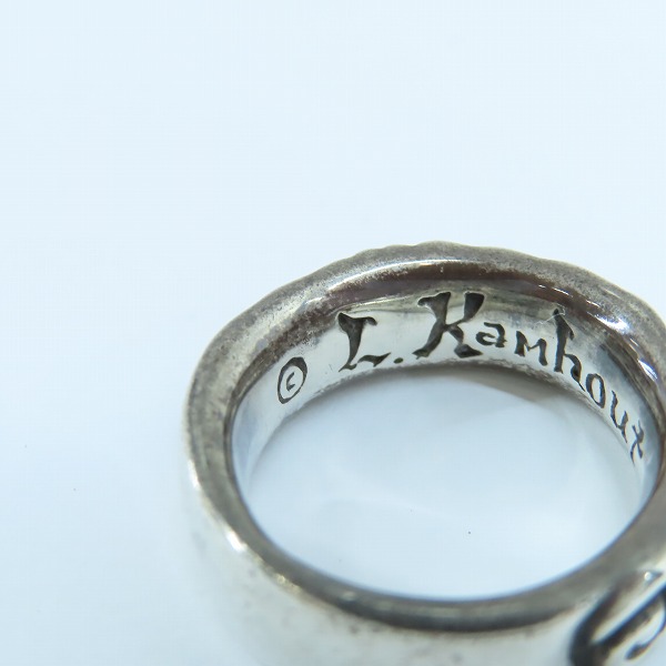 実際に弊社で買取させて頂いたLeonard Kamhout/レナードカムホート ラブバイト リング/指輪/11.5号の画像 6枚目