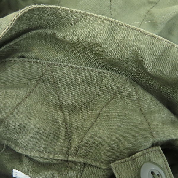 実際に弊社で買取させて頂いたHARE/ハレ フード付き モッズコート HA030028DR/Sの画像 6枚目