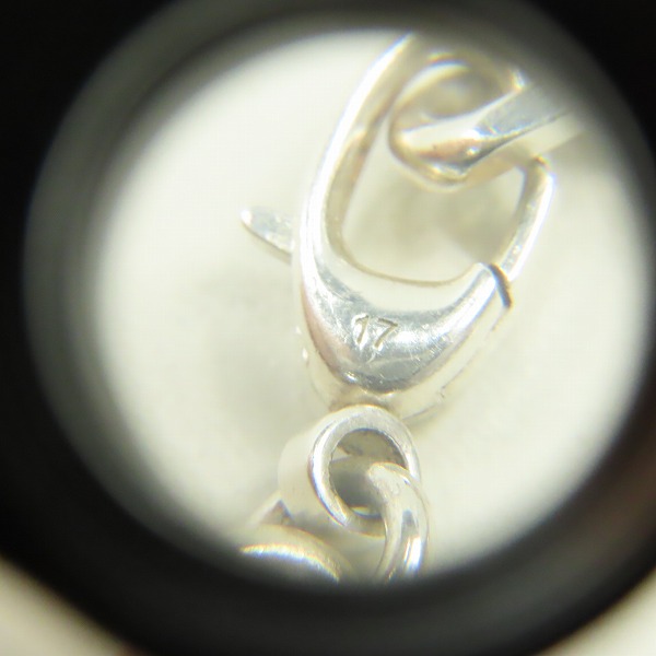 実際に弊社で買取させて頂いたGUCCI/グッチ インターロッキングG シルバー チェーンブレスレット ‎620798 J8400 0811の画像 4枚目