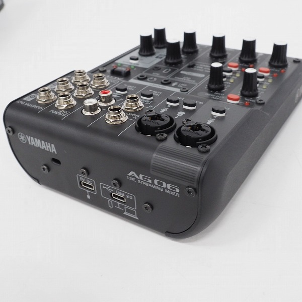 実際に弊社で買取させて頂いたYAMAHA/ヤマハ AG06 MK2 ウェブキャスティングミキサー アナログミキサー【通電確認済】の画像 5枚目