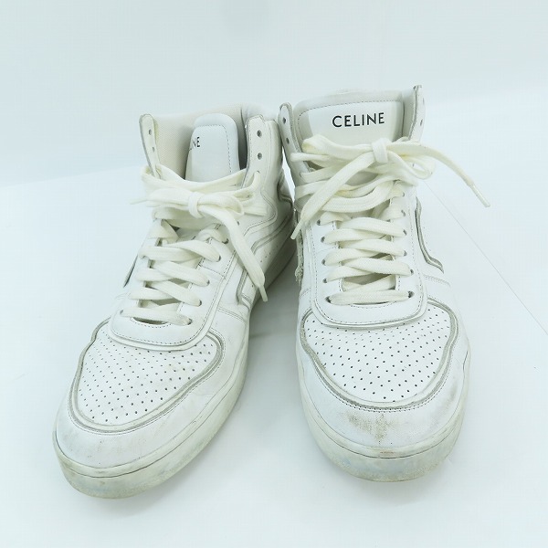 実際に弊社で買取させて頂いたCELINE/セリーヌ ハイカット スニーカー MU0221/41