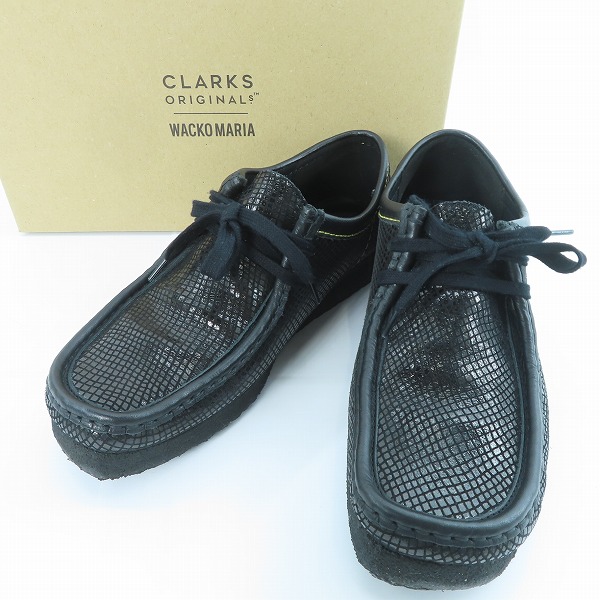 実際に弊社で買取させて頂いたCLARKS×WACKO MARIA/クラークス×ワコマリア レザー ワラビー シューズ/8.5G