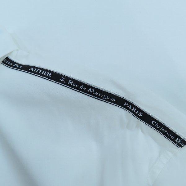 実際に弊社で買取させて頂いた【JPタグ】DIOR HOMME/ディオールオム アトリエロゴライン入り 長袖シャツ 863C563A1223/40の画像 9枚目