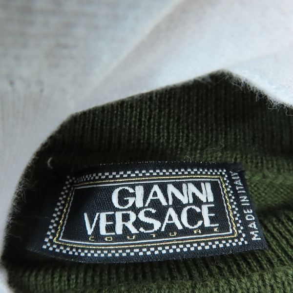 実際に弊社で買取させて頂いたGIANNI VERSACE/ジャンニヴェルサーチ タートルネックニット セーター/46の画像 2枚目