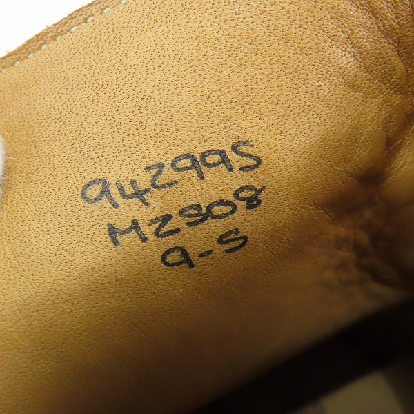 実際に弊社で買取させて頂いたTrickers/トリッカーズ MOLTON/モールトン カントリーブーツ ウイングチップ シューズ M2508/9の画像 5枚目