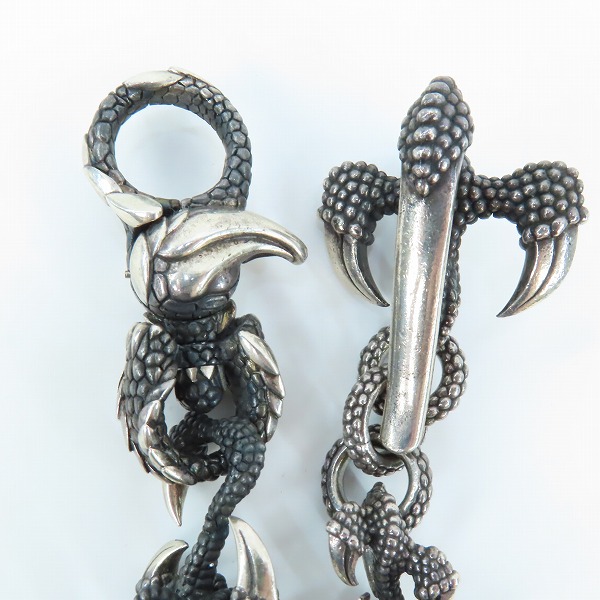 実際に弊社で買取させて頂いたBloody Mary/ブラッディマリー Silver Creature インフィニットタローン ウォレットチェーンの画像 2枚目