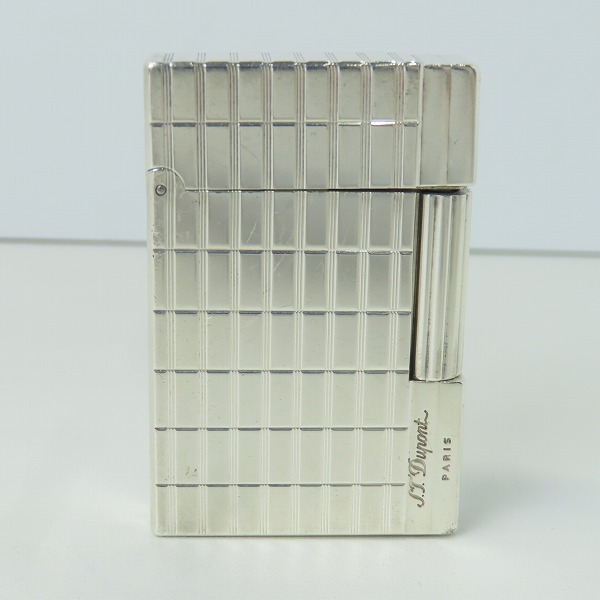 実際に弊社で買取させて頂いたS.T.Dupont/デュポン GATSBY/ギャッツビー ガスライター インターセクト シルバー