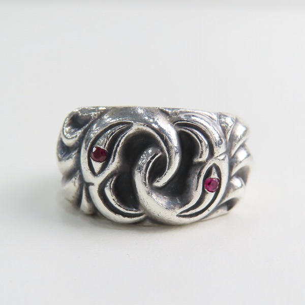 実際に弊社で買取させて頂いたLONE ONES/ロンワンズ Cosmic Union Ring/コスミックユニオンリング w/2ルビー 18号の画像 1枚目