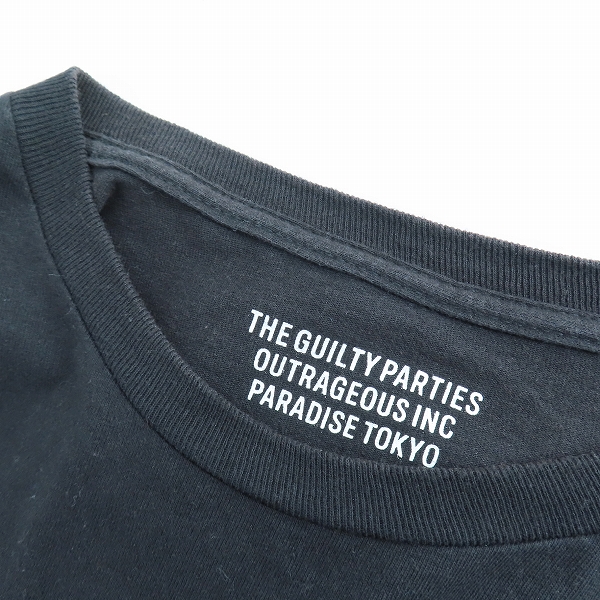 実際に弊社で買取させて頂いたWACKO MARIA×TIM LEHI/ワコマリア×ティムリーハイ 23SS CREW NECK LONG SLEEVE T-SHIRT TYPE-2 長袖Tシャツ/Lの画像 5枚目