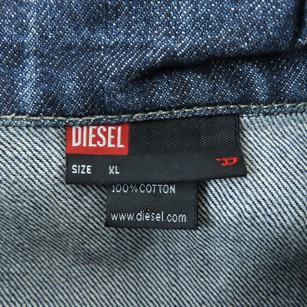 実際に弊社で買取させて頂いたDIESEL/ディーゼル デニム ジャケット XLの画像 2枚目