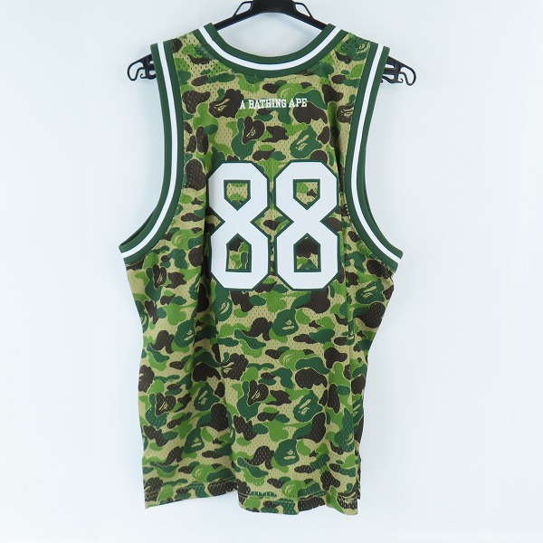 実際に弊社で買取させて頂いた【未使用】A BATHING APE/アベイジングエイプ ABC CAMO BASKETBALL TANK TOP/Mの画像 1枚目
