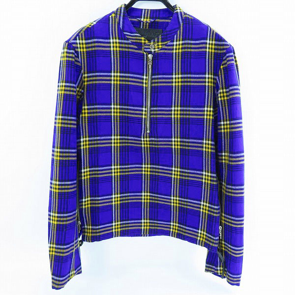 実際に弊社で買取させて頂いた【JPタグ】CHROME HEARTS/クロムハーツ イージーライダースジャケット マサイチェック S