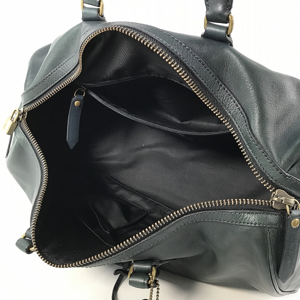 実際に弊社で買取させて頂いたCOACH/コーチ BLEECKER DEBOSSED STRIPE DUFFLE BAG/ブリーカー デボスド ストライプ ボストンバッグ 93202 の画像 4枚目