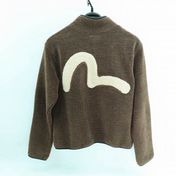 実際に弊社で買取させて頂いたEVISU/エヴィス ジップアップ フリースジャケット 36の画像 1枚目