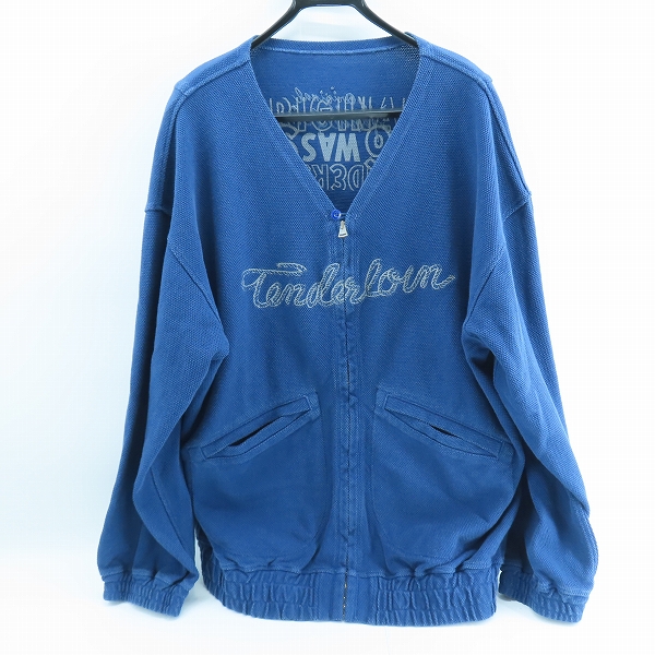 実際に弊社で買取させて頂いたTENDERLOIN/テンダーロイン MOSS STITCH ZIP UP JKT モスステッチ ジップアップ フルジップ ジャケット ネイビー/L
