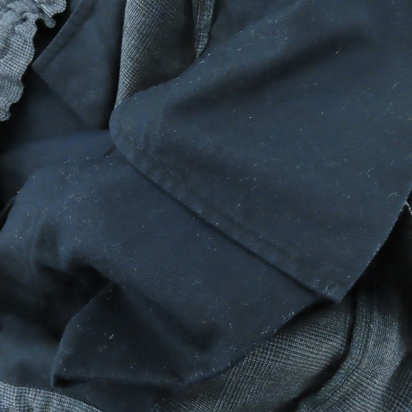 実際に弊社で買取させて頂いたBLACK COMME des GARCONS/ブラックコムデギャルソン ドローコード クロップド パンツ 1H-P015/AD2021/Mの画像 6枚目