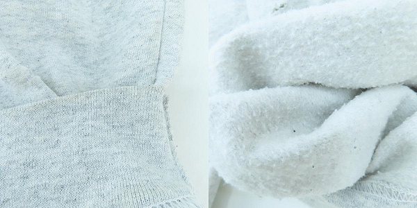 実際に弊社で買取させて頂いたDELUXE/デラックス ダメージ加工 クルーネック スウェットシャツ/XL の画像 9枚目