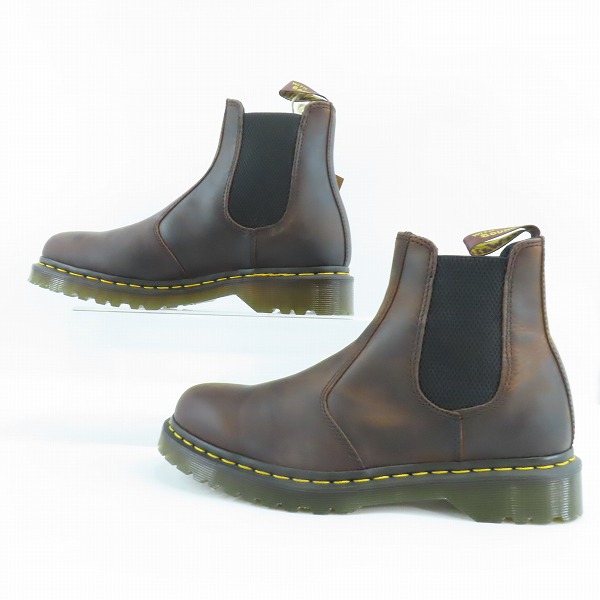 実際に弊社で買取させて頂いた【未使用】Dr.Martens/ドクターマーチン Chestnut Brown Waxed Chelsea Boot チェルシーブーツ 2976/UK8の画像 3枚目