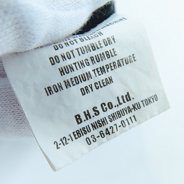 実際に弊社で買取させて頂いたRATS/ラッツ スクリプトロゴ Tシャツ ブラック 22’RT-0502 Sの画像 4枚目