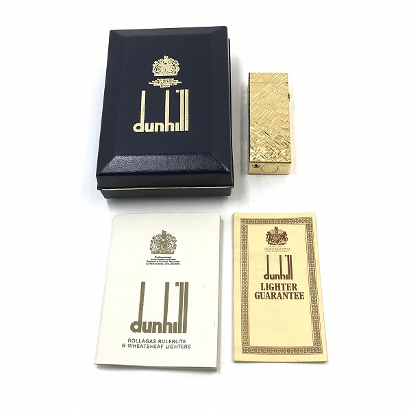 実際に弊社で買取させて頂いたdunhill/ダンヒル サイドローラー ライター ゴールドの画像 7枚目