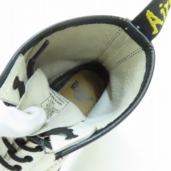 実際に弊社で買取させて頂いたDr.Martens/ドクターマーチン 1460 8EYE BOOT/8ホール ブーツ ホワイト 11822100/UK8の画像 4枚目
