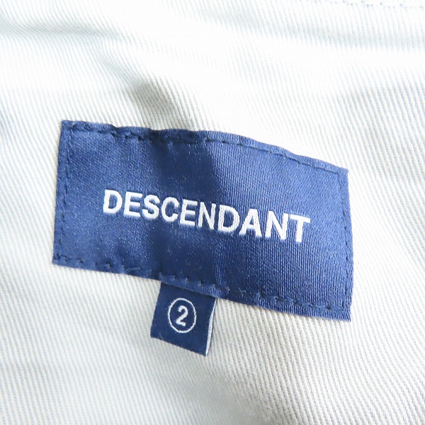 実際に弊社で買取させて頂いたDESCENDANT/ディセンダント コットン ワイドパンツ/2の画像 2枚目