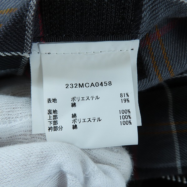 実際に弊社で買取させて頂いたBarbour/バブアー ポリエステル コーデュロイ 切替 ジャケット 232MCA0458/36の画像 4枚目