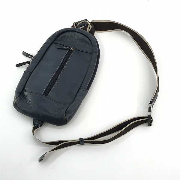 実際に弊社で買取させて頂いたCOACH/コーチ ヘリテージ ペブルドレザー ボディバッグ F1361-F70811の画像 3枚目