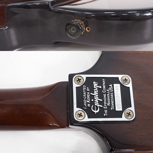 実際に弊社で買取させて頂いた★Epiphone/エピフォン Thunderbird IV/サンダーバード 4弦エレキベース ソフトケース付の画像 8枚目