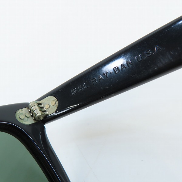 実際に弊社で買取させて頂いた(2)Ray-Ban/レイバン B&L/ボシュロム社製 WAYFARER ウェイファーラー サングラスの画像 4枚目