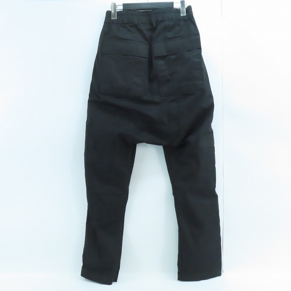 実際に弊社で買取させて頂いたRick Owens/リックオウエンス DRKSHDW/ダークシャドウ Drawstring Long Pants DU18S3374-TEER3/XSの画像 1枚目