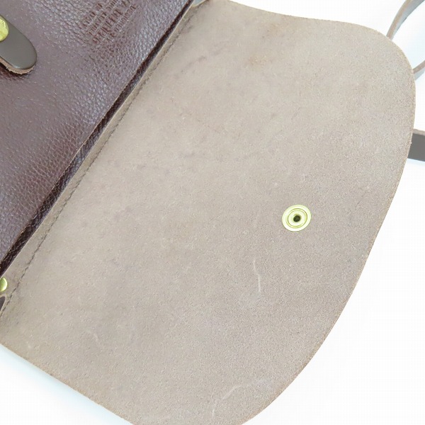 実際に弊社で買取させて頂いた【未使用】IL BISONTE/イルビゾンテ クロス ボディバッグ/ショルダーバッグ 54223-0-5210/9の画像 6枚目