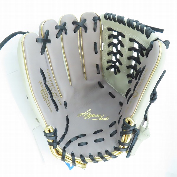 実際に弊社で買取させて頂いたRawlings/ローリングス 軟式グラブ オールラウンド用 ハイパーテック GR4FHTCN55W グローブ/グラブの画像 2枚目