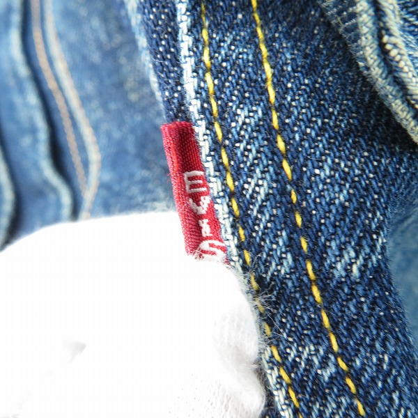 実際に弊社で買取させて頂いたEVISU/エヴィス 1st Type デニムジャケットの画像 4枚目