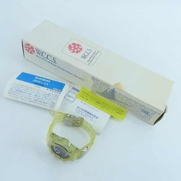 実際に弊社で買取させて頂いたG-SHOCK/Gショック 1999年モデル W.C.C.S. FROGMAN /DW-9900WC-5T【動作未確認】の画像 6枚目
