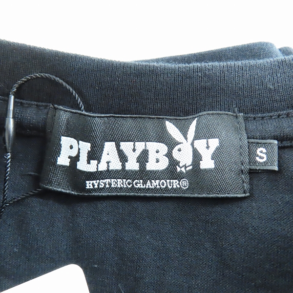 実際に弊社で買取させて頂いた【未使用】HYSTERIC GLAMOUR×PLAYBOY/ヒステリックグラマー×プレイボーイ 18AW MEGAN SAMPERI 半袖Tシャツ 12183CT02/Sの画像 2枚目