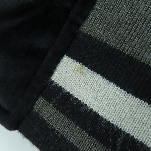 実際に弊社で買取させて頂いたglamb/グラム 羊革レザー ベロア切り替えジャケット/1　の画像 8枚目