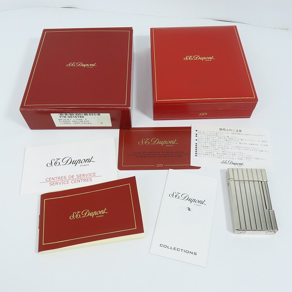 実際に弊社で買取させて頂いたS.T.Dupont/S.T.デュポン LINE2/ライン2 ボーダー ガスライター 16789の画像 8枚目