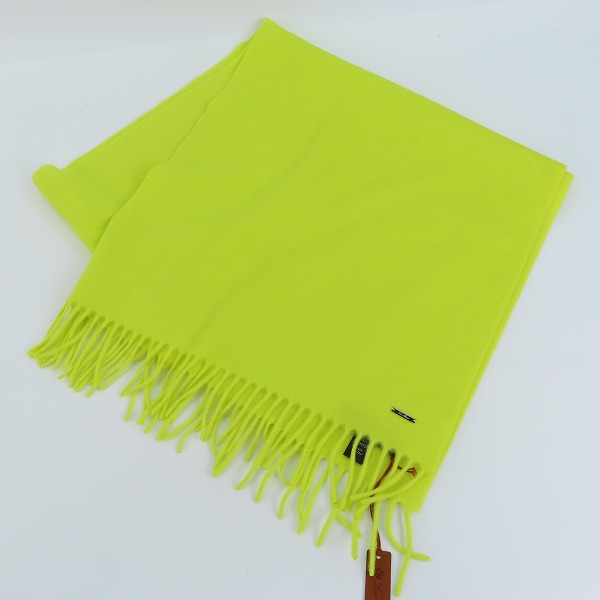 実際に弊社で買取させて頂いたLoro Piana/ロロピアーナ カシミヤ 100% マフラー イタリア製 イエロー