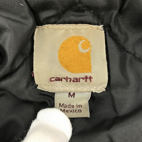 実際に弊社で買取させて頂いたCarhartt/カーハート 90s メキシコ製 EXTREMES トラディショナル ジャケット/Mの画像 2枚目