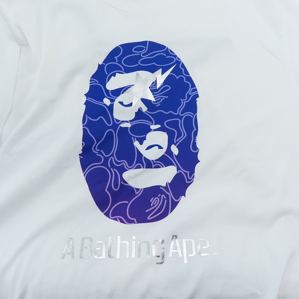 実際に弊社で買取させて頂いたA BATHING APE/アベイジングエイプ LINE CAMO APE HEAD RELAXED FIT TEE/Tシャツ Lの画像 5枚目