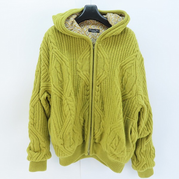 実際に弊社で買取させて頂いたChristian Dior monsieur/クリスチャンディオール ムッシュ 裏地総柄 ニットジャケット L