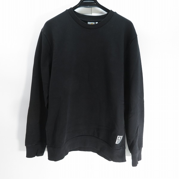 実際に弊社で買取させて頂いたCarhartt/カーハート ロゴクルーネックスウェット トレーナー ブラック/L