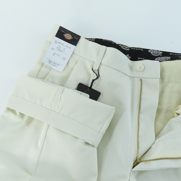 実際に弊社で買取させて頂いた【未使用】Dickies/ディッキーズ ツータックチノパンツ 2878-2311/30inchの画像 2枚目